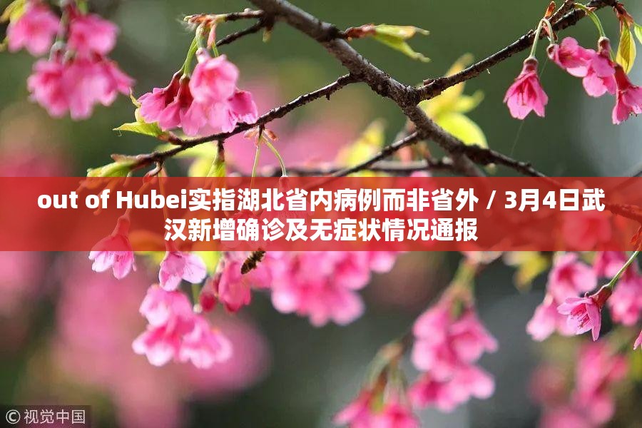 out of Hubei实指湖北省内病例而非省外 / 3月4日武汉新增确诊及无症状情况通报 out of Hubei实指湖北省内病例而非省外 / 3月4日武汉新增确诊及无症状情况通报