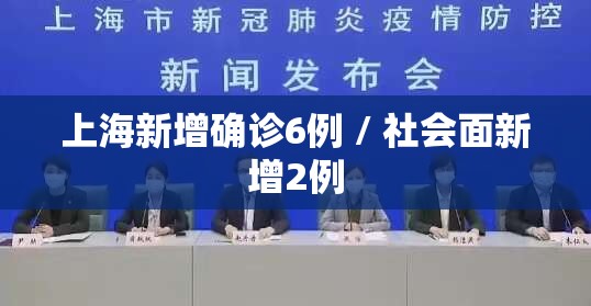 上海新增确诊6例 / 社会面新增2例 上海新增确诊6例 / 社会面新增2例