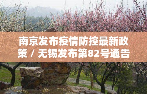 南京发布疫情防控最新政策 / 无锡发布第82号通告