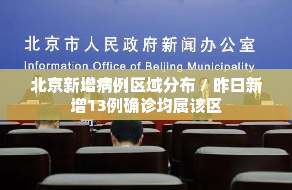 北京新增病例区域分布 / 昨日新增13例确诊均属该区