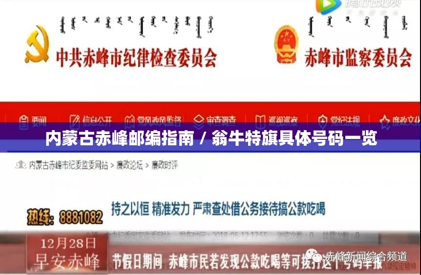 内蒙古赤峰邮编指南 / 翁牛特旗具体号码一览