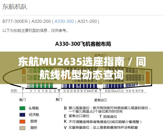 东航MU2635选座指南 / 同航线机型动态查询