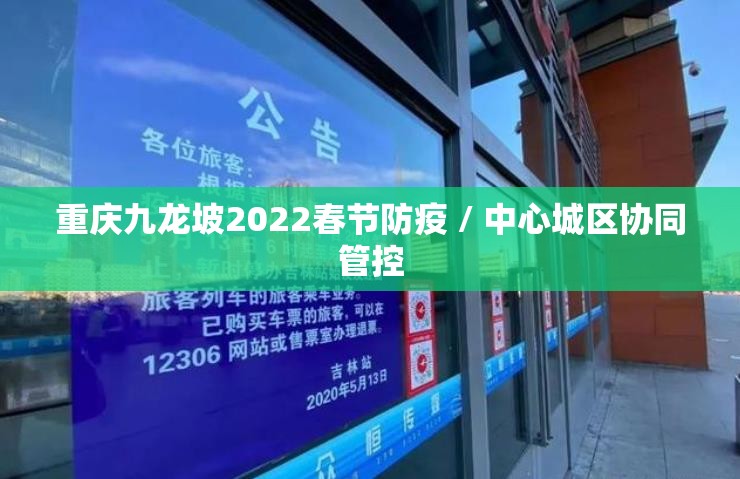 重庆九龙坡2022春节防疫 / 中心城区协同管控
