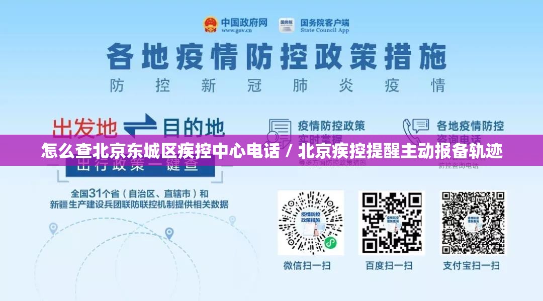 怎么查北京东城区疾控中心电话 / 北京疾控提醒主动报备轨迹 怎么查北京东城区疾控中心电话 / 北京疾控提醒主动报备轨迹